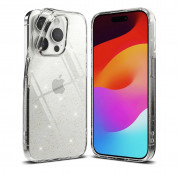 Ringke Air Glitter Case - силиконов (TPU) калъф за iPhone 15 Pro (прозрачен) 1