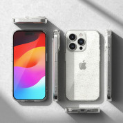 Ringke Air Glitter Case - силиконов (TPU) калъф за iPhone 15 Pro (прозрачен) 3