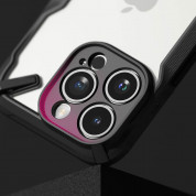 Ringke Fusion X Case - хибриден удароустойчив кейс за iPhone 15 Pro (черен-прозрачен) 4