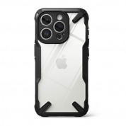 Ringke Fusion X Case - хибриден удароустойчив кейс за iPhone 15 Pro (черен-прозрачен) 3