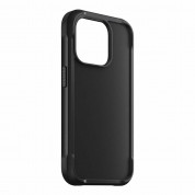Nomad Rugged Case - хибриден удароустойчив кейс с MagSafe за iPhone 15 Pro (черен) 2