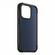 Nomad Rugged Case - хибриден удароустойчив кейс с MagSafe за iPhone 15 Pro (син) 2