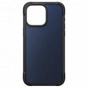 Nomad Rugged Case - хибриден удароустойчив кейс с MagSafe за iPhone 15 Pro Max (син)