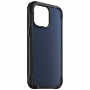 Nomad Rugged Case - хибриден удароустойчив кейс с MagSafe за iPhone 15 Pro Max (син) 2