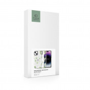 Tech-Protect MagMood White Daisy Hybrid MagSafe Case - хибриден удароустойчив кейс с MagSafe за iPhone 15 (цветни мотиви) 3