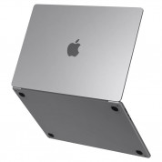 Spigen Tempered Glass GLAS.tR - висококачествено стъклено защитно покритие за целия дисплей на MacBook Air 15 M2 (2023) (черен-прозрачно) 2