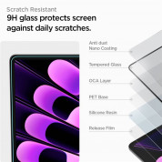 Spigen Tempered Glass GLAS.tR - висококачествено стъклено защитно покритие за целия дисплей на MacBook Air 15 M2 (2023) (черен-прозрачно) 8