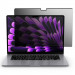 Spigen SafeView Privacy Filter - магнитно защитно покритие с определен ъгъл на виждане за дисплея на MacBook Air 15 M2 (2023) (черен-прозрачен) 3
