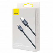 Baseus Crystal Shine USB-A to Lightning Cable 12W (CAJY000101) - USB-A към Lightning кабел за Apple устройства с Lightning порт (200 см) (черен) 5