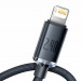 Baseus Crystal Shine USB-A to Lightning Cable 12W (CAJY000101) - USB-A към Lightning кабел за Apple устройства с Lightning порт (200 см) (черен) 2