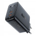Acefast A29 PD 50W GaN Fast Charger - захранване за ел. мрежа за лаптопи, смартфони и таблети с 2xUSB-C изходи (черен)  1