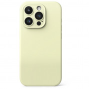 Ringke Liquid Silicone Magnetic Case - силиконов (TPU) калъф с MagSafe за iPhone 15 Pro Max (светлозелен) 3