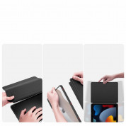 DUX DUCIS Magi Case - хибриден удароустойчив кейс с отделение за Apple Pencil за iPad 10 (2022) (черен) 2