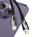 Baseus Glimmer USB-C to Lightning Cable PD 20W (CADH000101) - USB-C към Lightning кабел за Apple устройства с Lightning порт (200 см) (черен) 4