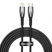 Baseus Glimmer USB-C to Lightning Cable PD 20W (CADH000101) (200 cm) (black)