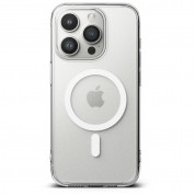 Ringke Fusion Magnetic Case - хибриден кейс с висока степен на защита с MagSafe за iPhone 15 Pro Max (прозрачен-мат)  2