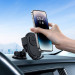 Baseus UltraControl Lite Series Car Phone Holder - поставка за таблото или стъклото на кола за смартфони с дисплеи от 5.4 до 7 инча (черен) 7