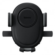 Baseus UltraControl Lite Series Car Phone Holder - поставка за таблото или стъклото на кола за смартфони с дисплеи от 5.4 до 7 инча (черен) 2