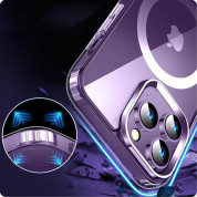 Tech-Protect Flexair Hybrid MagSafe Case - хибриден удароустойчив кейс с MagSafe за iPhone 15 Pro (прозрачен) 2
