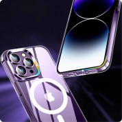 Tech-Protect Flexair Hybrid MagSafe Case - хибриден удароустойчив кейс с MagSafe за iPhone 15 Pro (прозрачен) 3