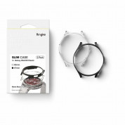 Ringke 2x Slim Watch Case - комплект от два броя качествен твърд кейс за Samsung Galaxy Watch 6 Classic 47 мм (прозрачен и черен) (2 броя) 9