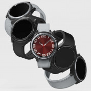 Ringke 2x Slim Watch Case - комплект от два броя качествен твърд кейс за Samsung Galaxy Watch 6 Classic 47 мм (прозрачен и черен) (2 броя) 5