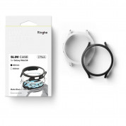 Ringke 2x Slim Watch Case - комплект от два броя качествен твърд кейс за Samsung Galaxy Watch 6 40 мм (прозрачен и черен) (2 броя) 10