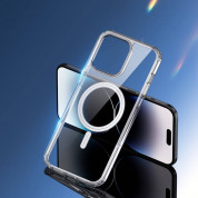 Dux Ducis Clin MagSafe Case - хибриден удароустойчив кейс с MagSafe за iPhone 15 Pro (прозрачен) 9