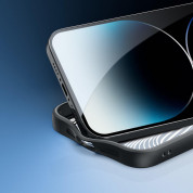 Dux Ducis Aimo MagSafe Case - хибриден удароустойчив кейс с MagSafe за iPhone 15 Pro Max (черен-прозрачен) 8