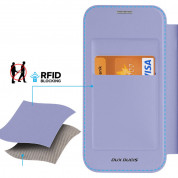 Dux Ducis Skin X Pro Magnetic Wallet Case for iPhone 15 (purple-clear) 10