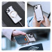 Dux Ducis Skin X Pro Magnetic Wallet Case - удароустойчив хибриден кожен кейс с отделение за карти и MagSafe за iPhone 15 (черен-прозрачен) 8