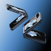 Dux Ducis Aimo MagSafe Case - хибриден удароустойчив кейс с MagSafe за Samsung Galaxy Z Flip5 (черен-прозрачен) 8