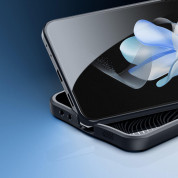 Dux Ducis Aimo MagSafe Case - хибриден удароустойчив кейс с MagSafe за Samsung Galaxy Z Flip5 (черен-прозрачен) 9
