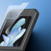 Dux Ducis Aimo MagSafe Case - хибриден удароустойчив кейс с MagSafe за Samsung Galaxy Z Flip5 (черен-прозрачен) 11