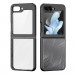 Dux Ducis Aimo MagSafe Case - хибриден удароустойчив кейс с MagSafe за Samsung Galaxy Z Flip5 (черен-прозрачен) 2
