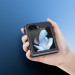 Dux Ducis Aimo MagSafe Case - хибриден удароустойчив кейс с MagSafe за Samsung Galaxy Z Flip5 (черен-прозрачен) 5