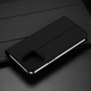 Dux Ducis Skin Pro Case - кожен калъф с поставка и отделение за кр. карти за iPhone 15 Pro Max (черен) 9