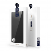 Dux Ducis Skin Pro Case - кожен калъф с поставка и отделение за кр. карти за iPhone 15 Pro (черен) 10
