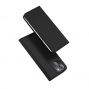Dux Ducis Skin Pro Case - кожен калъф с поставка и отделение за кр. карти за iPhone 15 (черен) 1