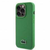 Lacoste Iconic Petit Pique Logo Case for iPhone 15 Pro (green)