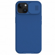 Nillkin CamShield Pro Hard Case - хибриден удароустойчив кейс за iPhone 15 (син)