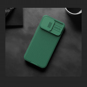 Nillkin CamShield Pro Hard Case - хибриден удароустойчив кейс за iPhone 15 Pro Max (зелен) 6
