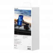 Baseus Easy Control Pro Car Holder (SUYK020001) - поставка за таблото или стъклото на кола за смартфони с дисплеи до 6.7 инча (черен) 15