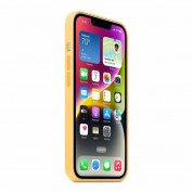 Apple iPhone Silicone Case with MagSafe - оригинален силиконов кейс за iPhone 14 с MagSafe (жълт) 2