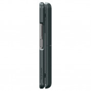 Spigen Tough Armor Pro Pen Edition Case - хибриден кейс с най-висока степен на защита с поставка за Samsung Galaxy Z Fold5 (зелен) 15