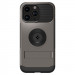 Spigen Slim Armor MagSafe Case - хибриден кейс с най-висока степен на защита с MagSafe за iPhone 15 Pro (тъмносив) 2