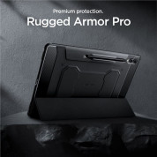 Spigen Rugged Armor Pro Case - хибриден удароустойчив кейс с поставка за Samsung Galaxy Tab S9 Ultra, Tab S8 Ultra (черен) 12