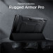 Spigen Rugged Armor Pro Case - хибриден удароустойчив кейс с поставка за Samsung Galaxy Tab S9 Ultra, Tab S8 Ultra (черен) 13