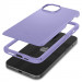 Spigen Thin Fit Case - качествен тънък матиран кейс за iPhone 15 (лилав) 10