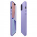Spigen Thin Fit Case - качествен тънък матиран кейс за iPhone 15 (лилав) 8